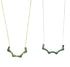 14K Gold Diamond & Emerald Star Of Bethlehem Opening Magnetic Necklace